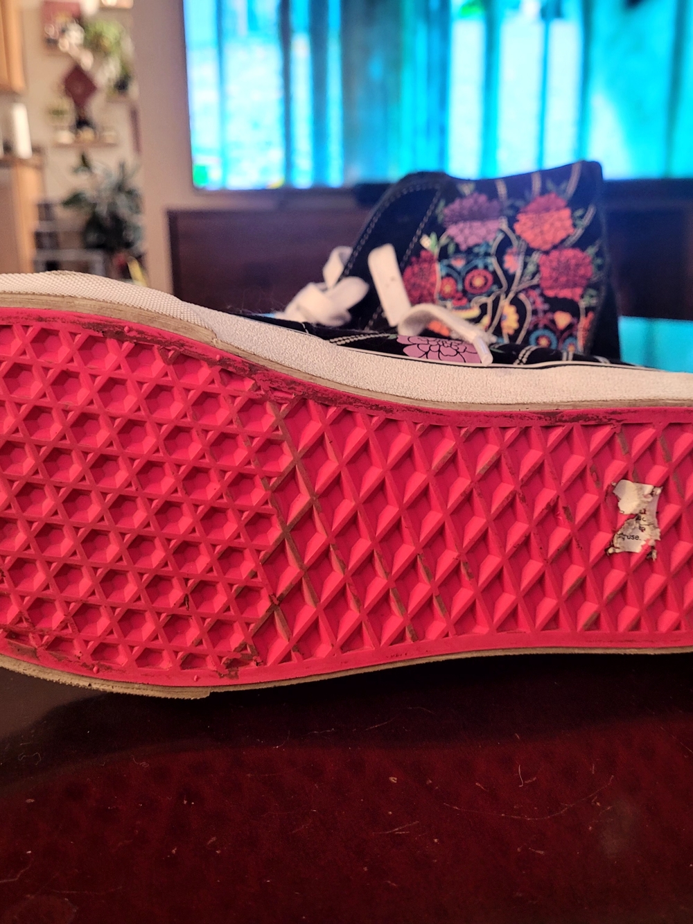 Vans Hi-Top Dia De Muertos Skate Shoes - Black/Multicolor - Picture 3 of 6